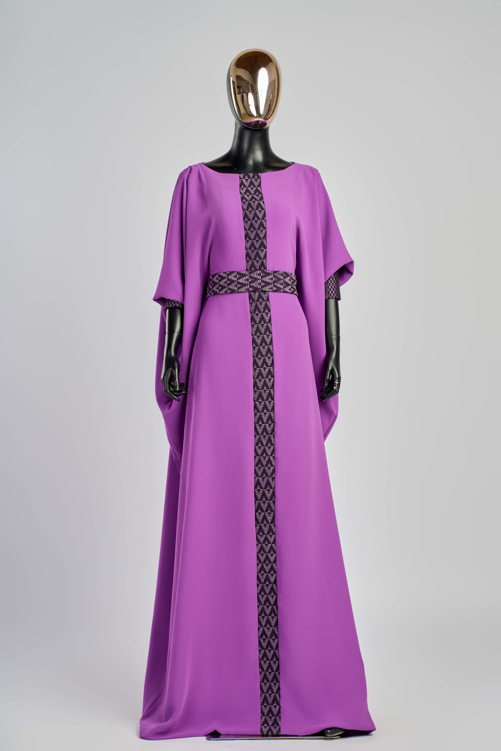Khalima purple crepe