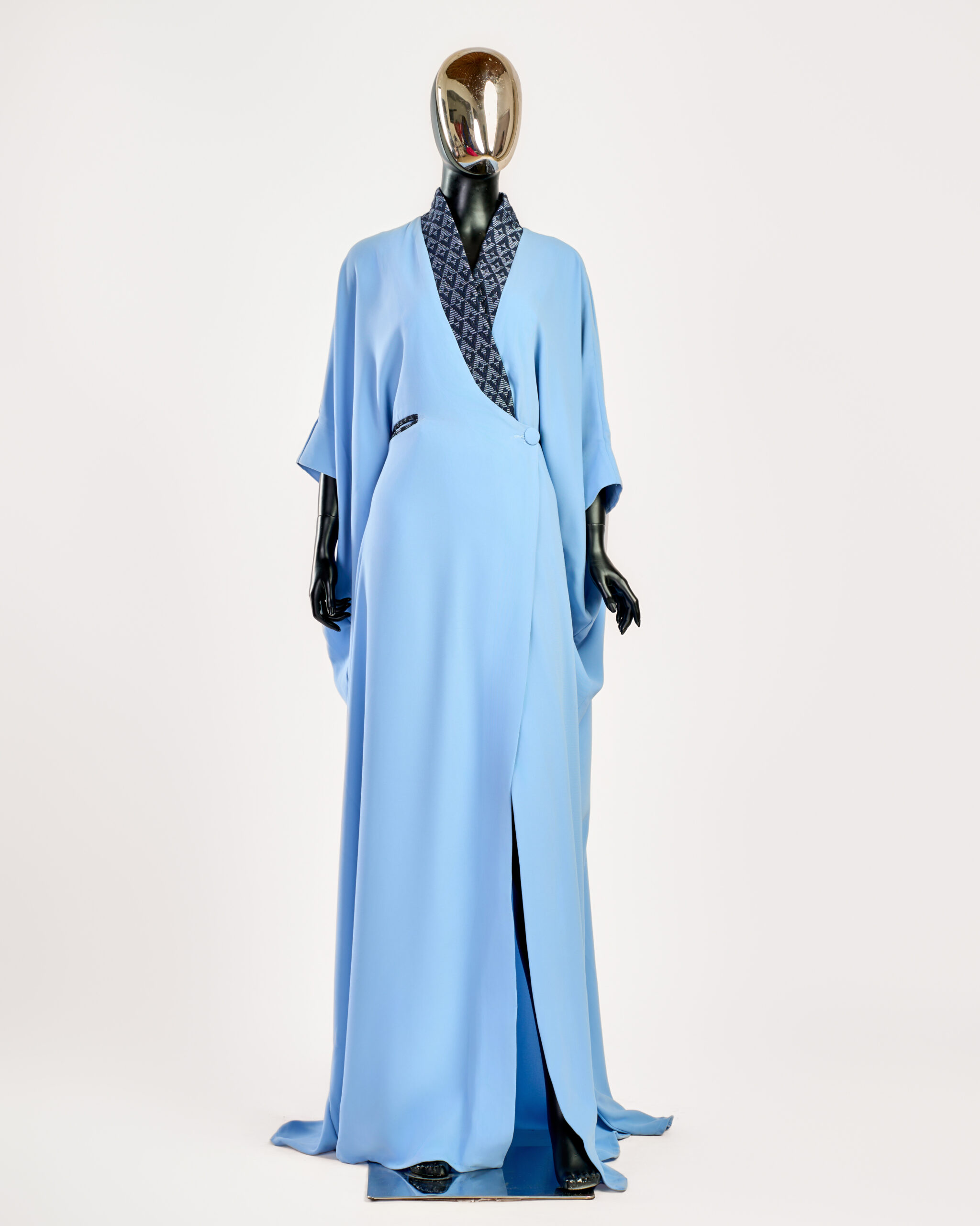 boubou smoking light blue