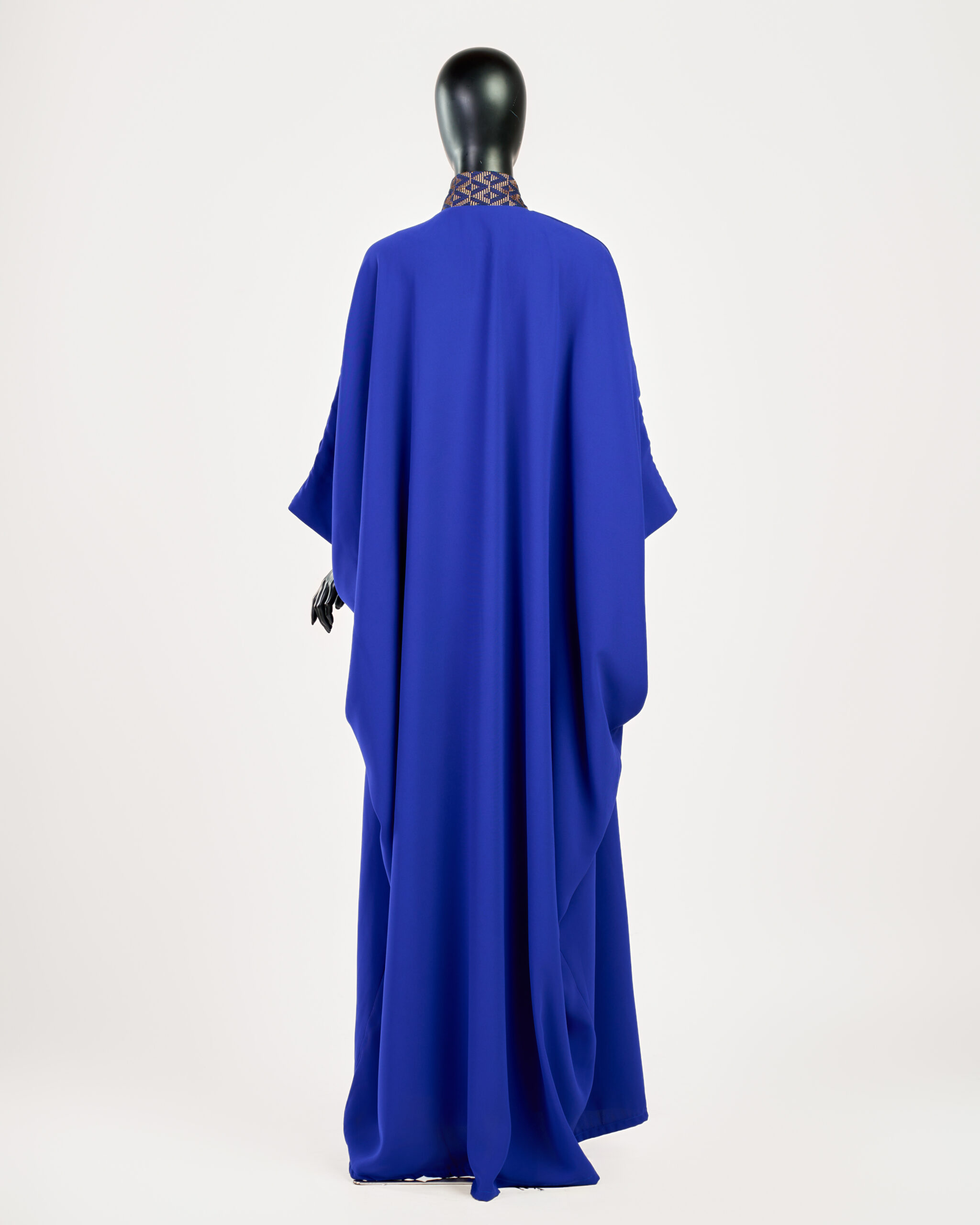 boubou smoking blue back