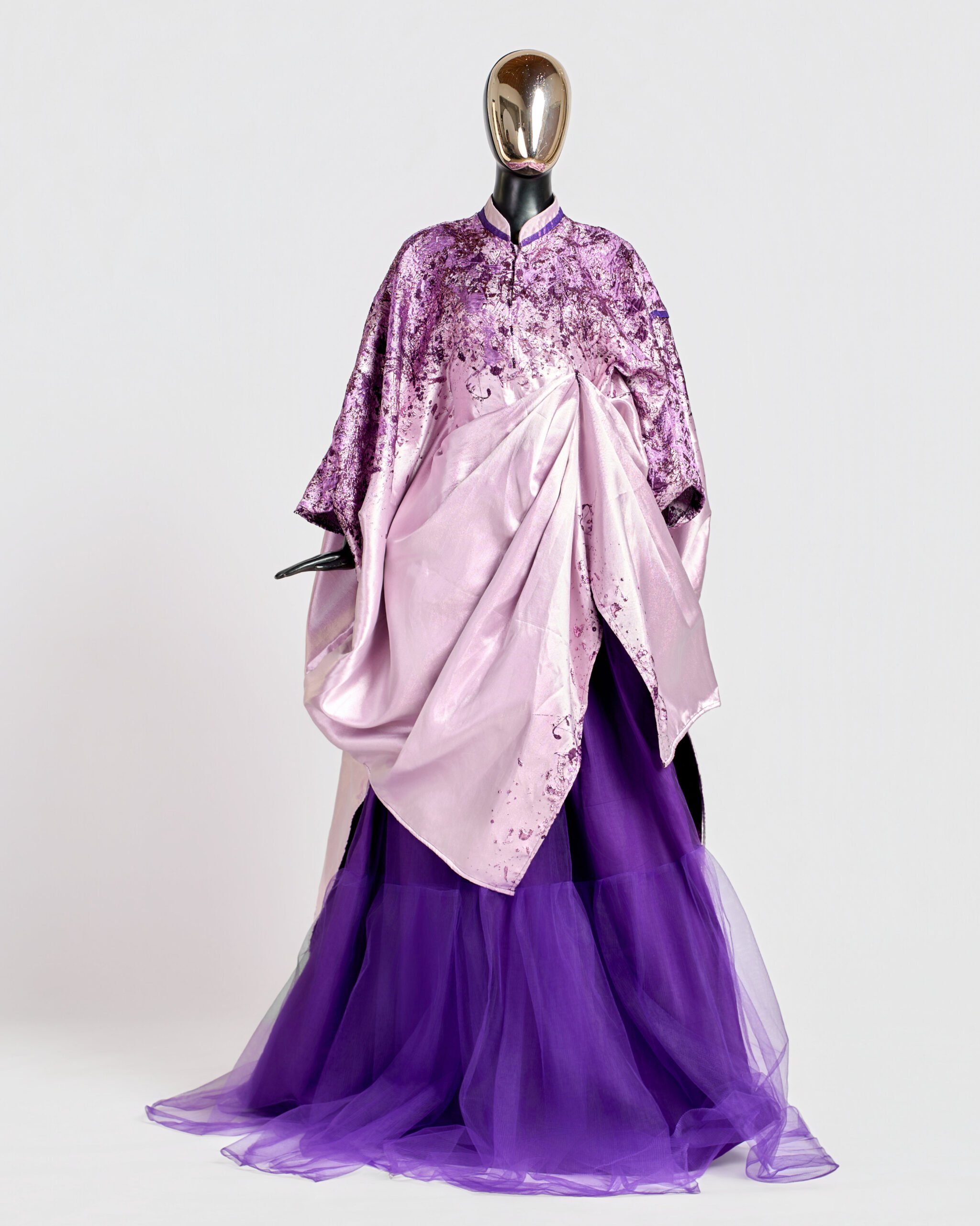 yaayou momo brocart violet